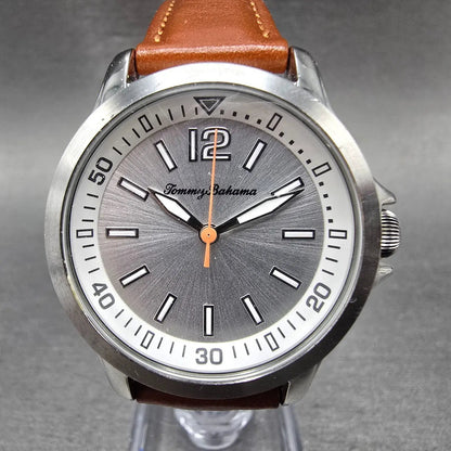 Tommy Bahama Watch Women Silver Dial Steel Round TB2178 New Battery0