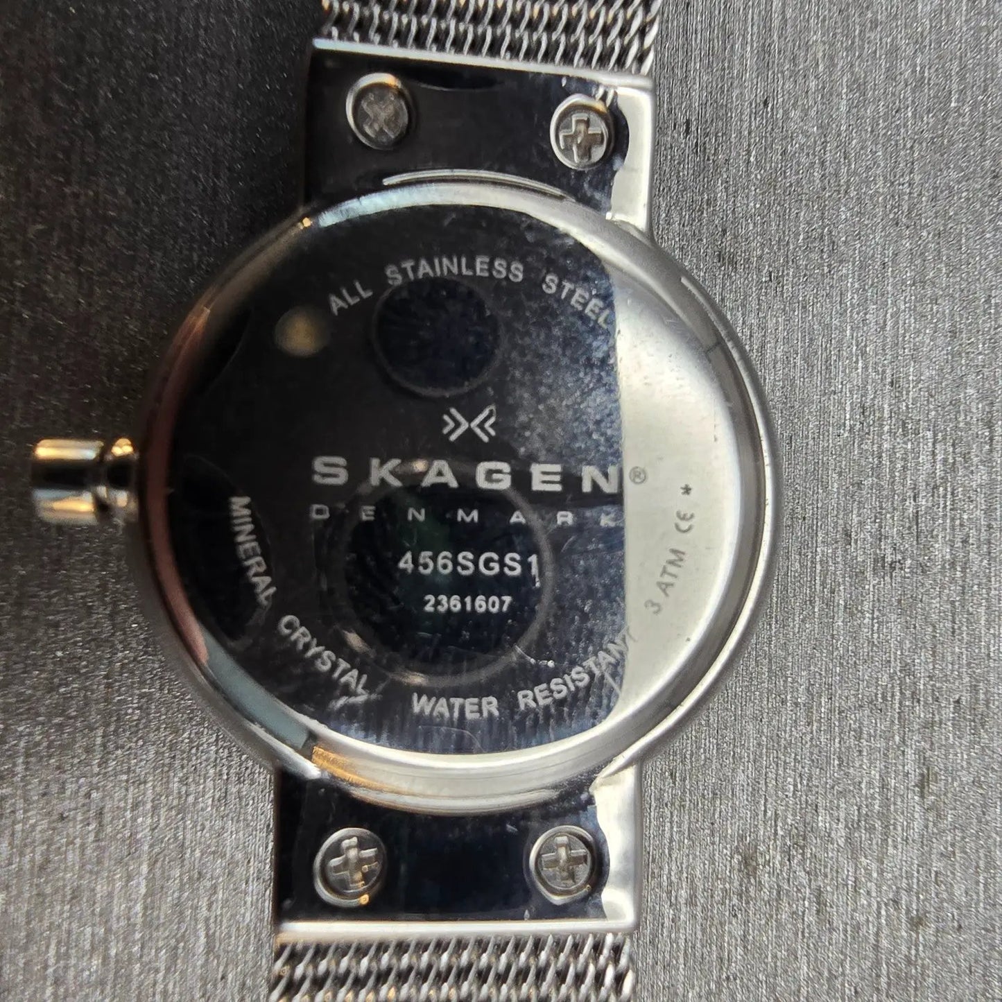 Skagen Leonora Watch Women 25mm Silver Dial Two Tone Round 456SGS1 New Battery10