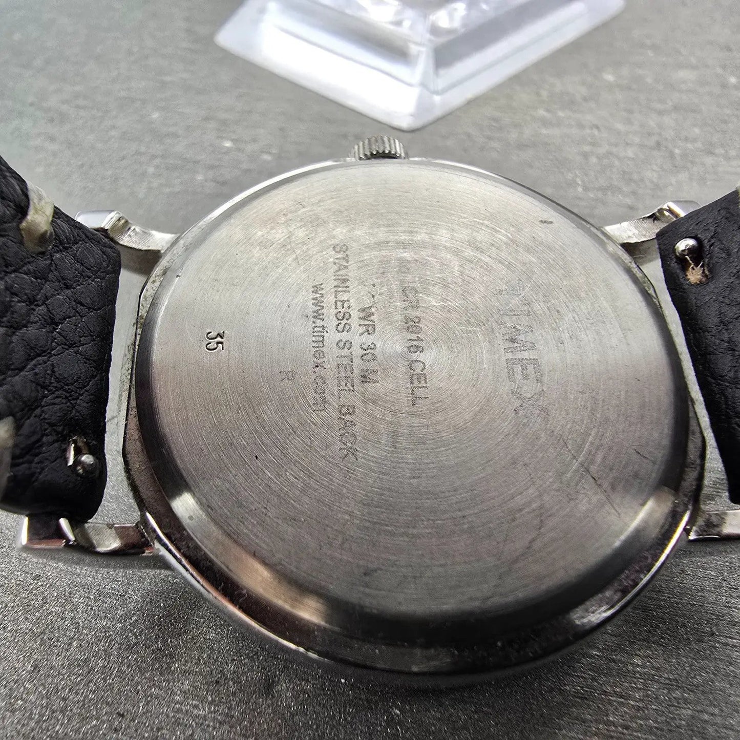 Timex Weekender Watch Men 37mm Black Dial Silver Tone Round T2N647 New Battery Q9