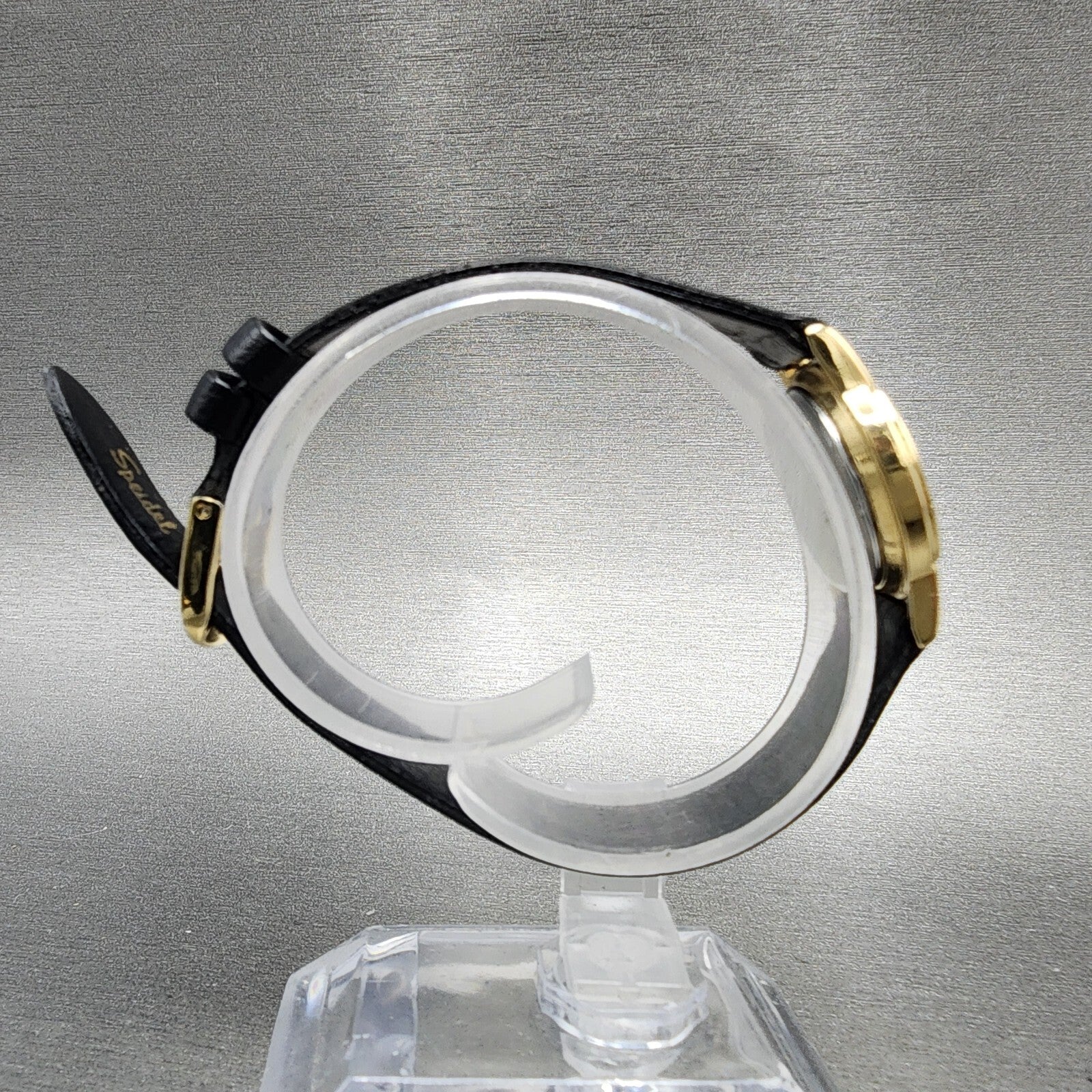 VTG Seiko Watch Women 22mm Black Dial Gold Tone Round 1N010A19 New Battery7