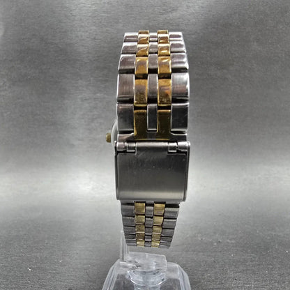 Citizen Free Way Solar Watch Men 35mm White Dial Two Tone 5080-A42365 NewBattery7