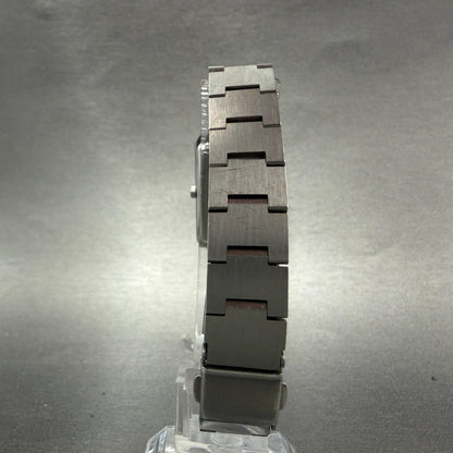 Citizen XC Tank Watch Men 19mm Blue Dial Silver Tone Rectangle 5930-H07855 Runs7