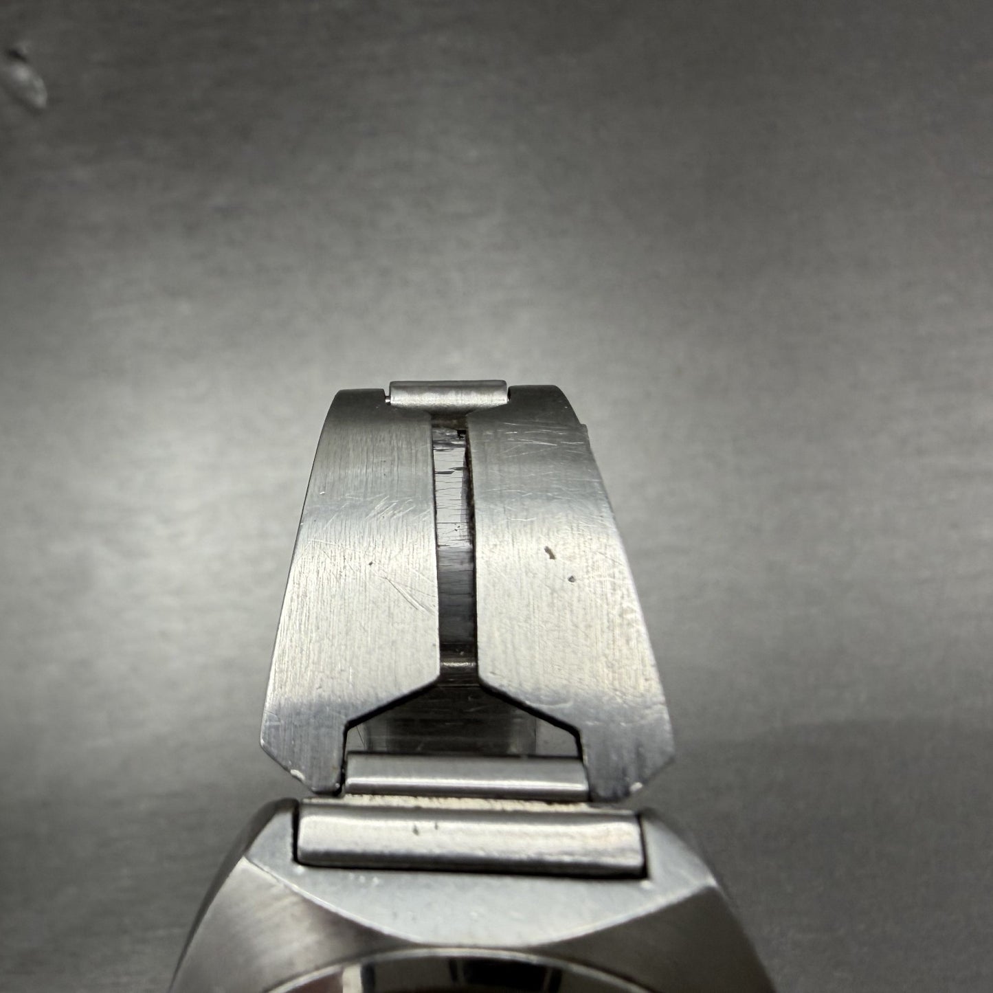 Seiko Matic Lady Watch Women 30mm Silver Dial Silver Tone Date Vinatge  PARTS5