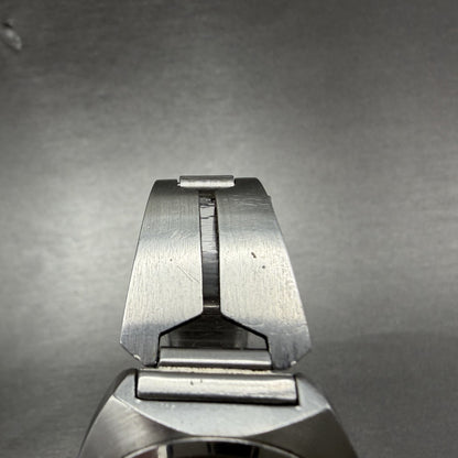 Seiko Matic Lady Watch Women 30mm Silver Dial Silver Tone Date Vinatge  PARTS5