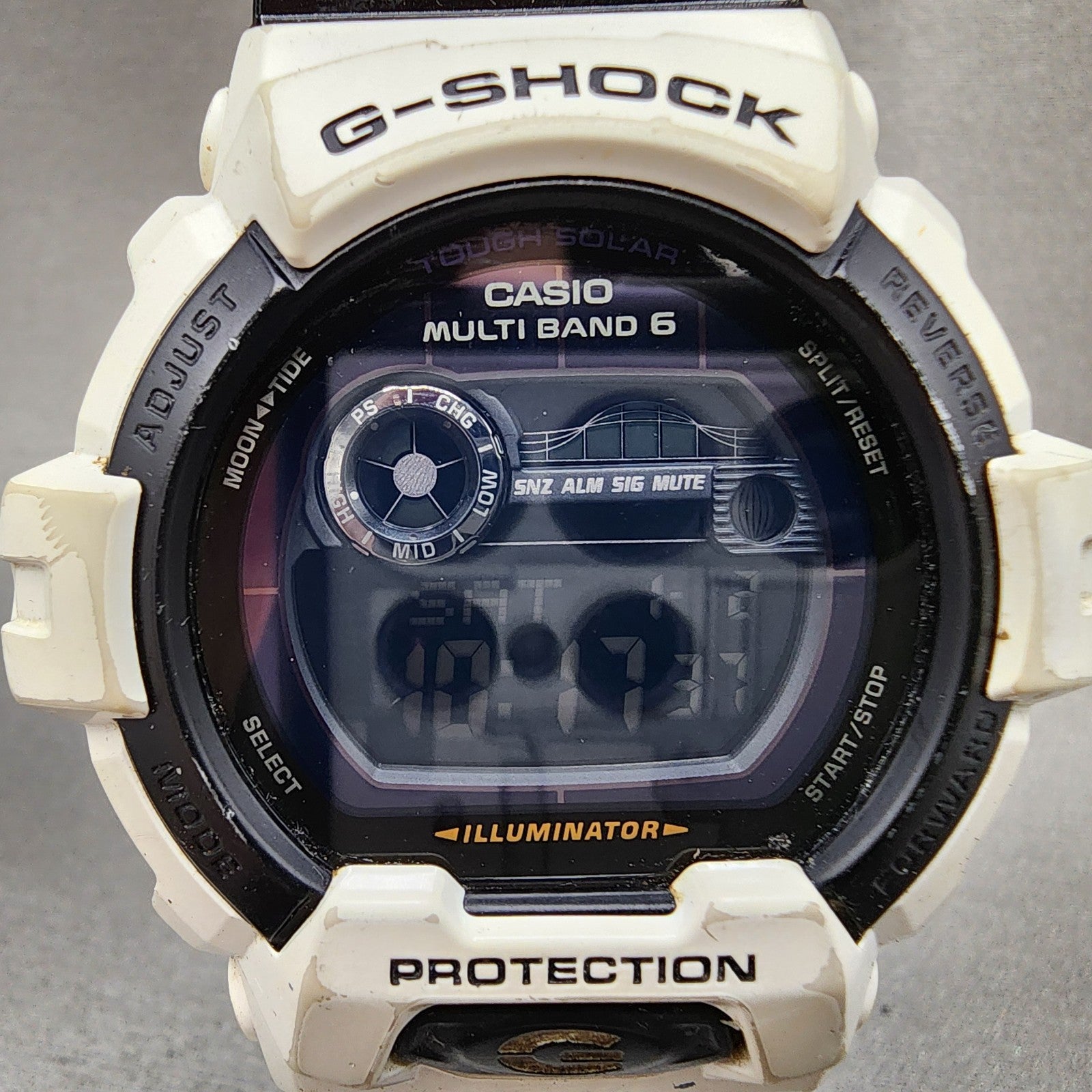 Casio GShock GWX8900B Watch Men 53mm Digital White Black Solar Atomic Works1