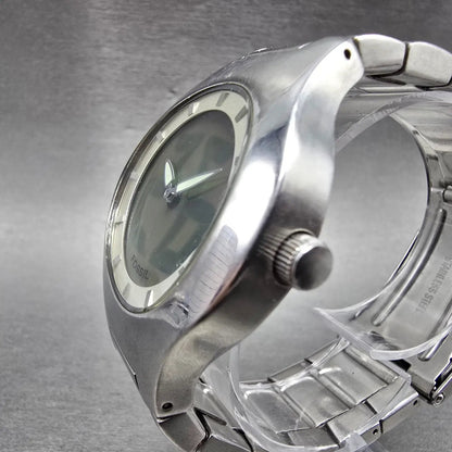 Fossil Big Tic Watch Men 39mm Silver Dial Silver Tone Round JR-7948 New Battery2