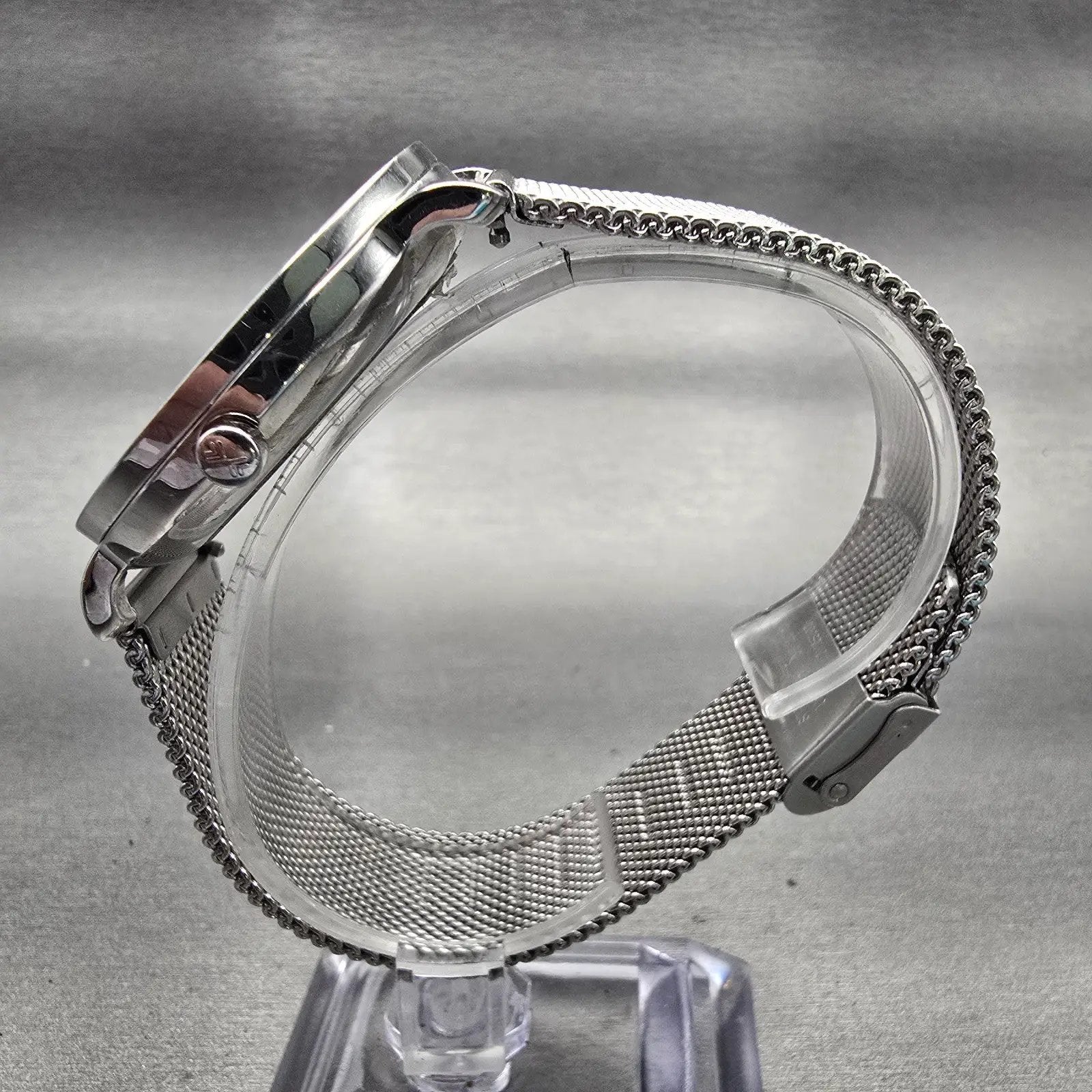 Skagen Hagen Watch Men 40mm Silver Dial Silver Tone Date Round SKW6281 New Batt6