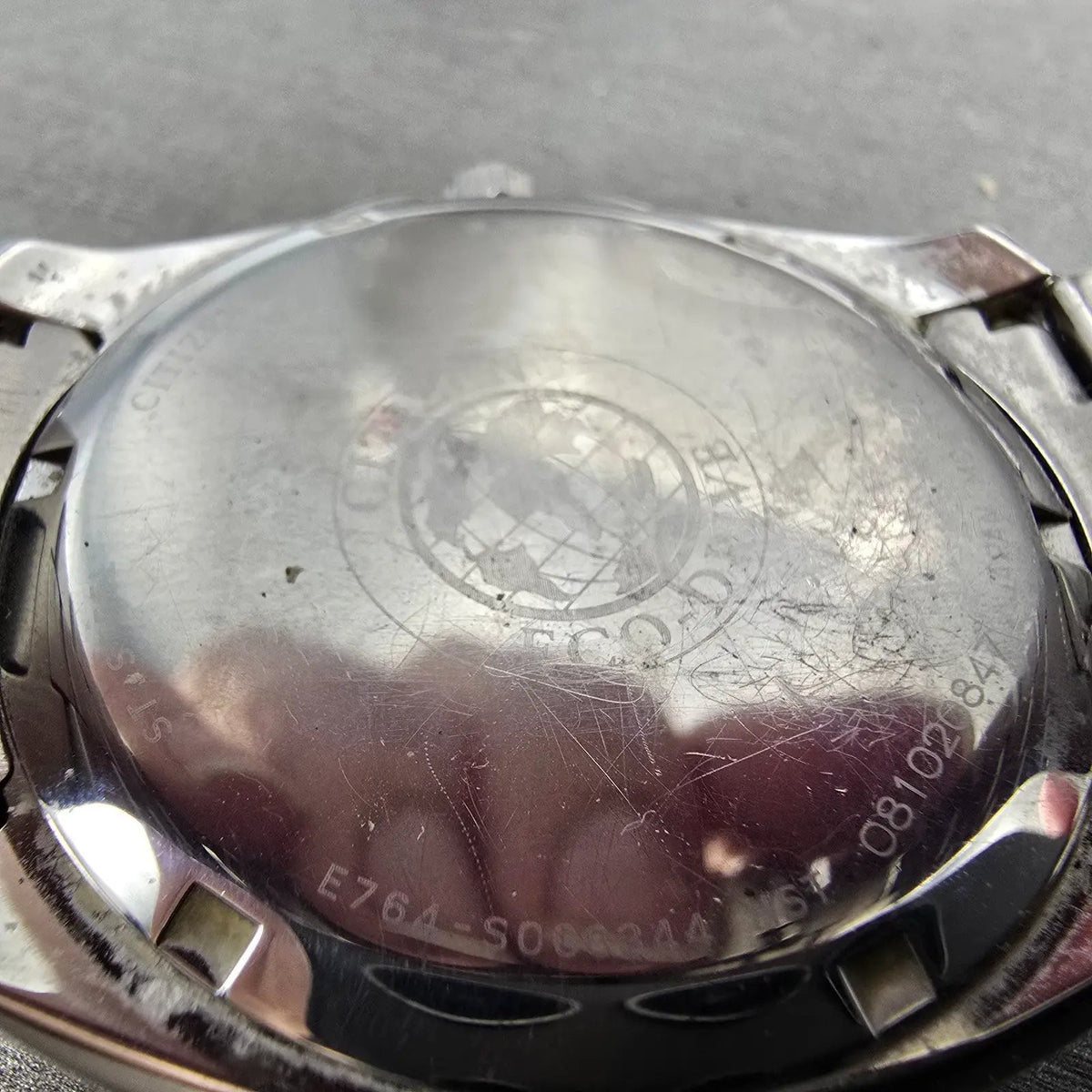 Citizen Eco-Drive Watch Men 40mm Gray Dial Steel Perpetual Calendar BL1220-56A9