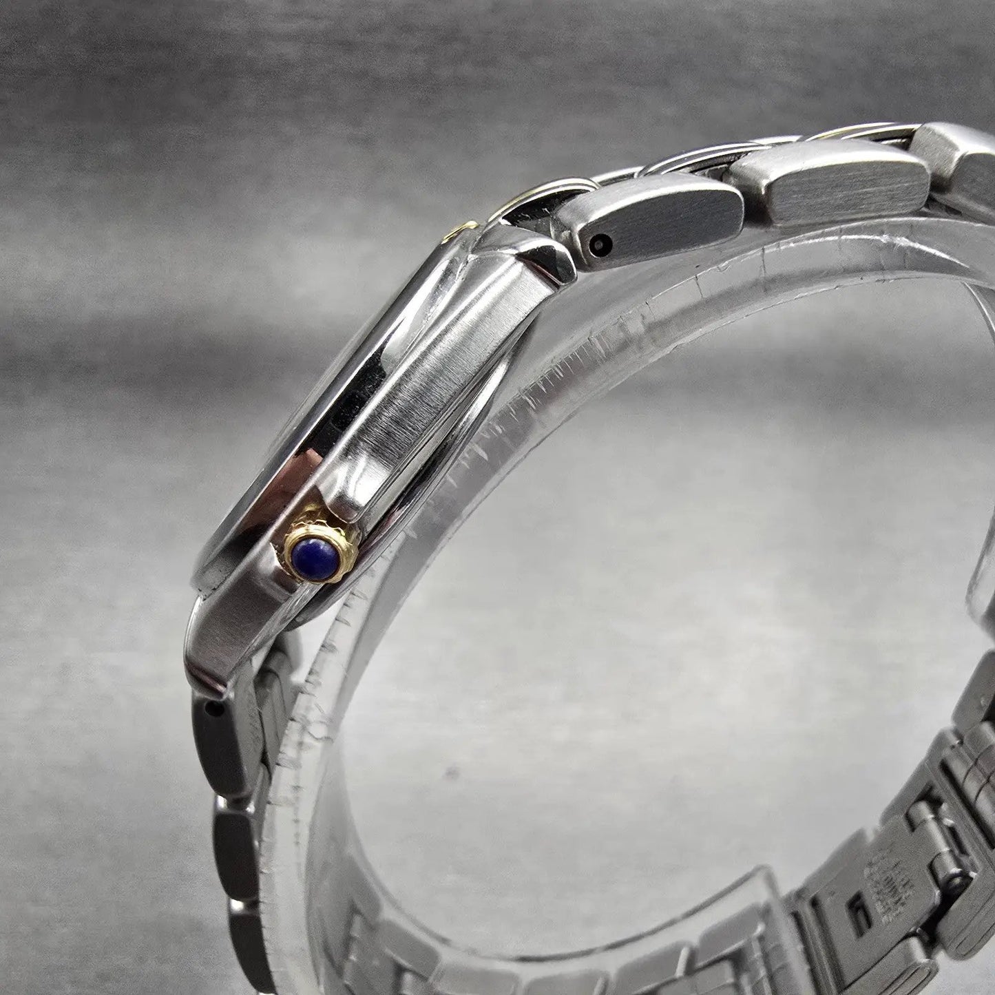 Seiko Exceline Watch Women 26mm White Dial Two Tone Round 2J31-0A00 New Battery2