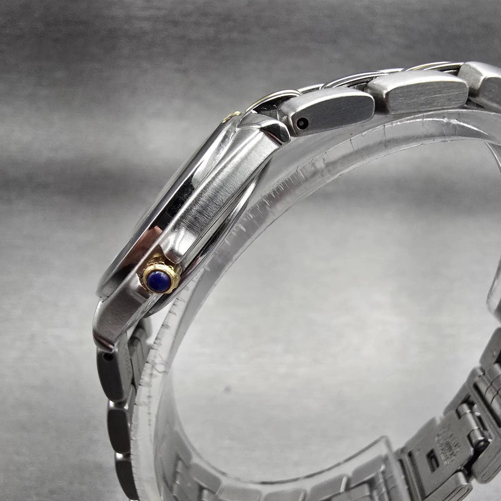 Seiko Exceline Watch Women 26mm White Dial Two Tone Round 2J31-0A00 New Battery2