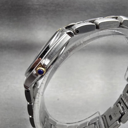 Seiko Exceline Watch Women 26mm White Dial Two Tone Round 2J31-0A00 New Battery2