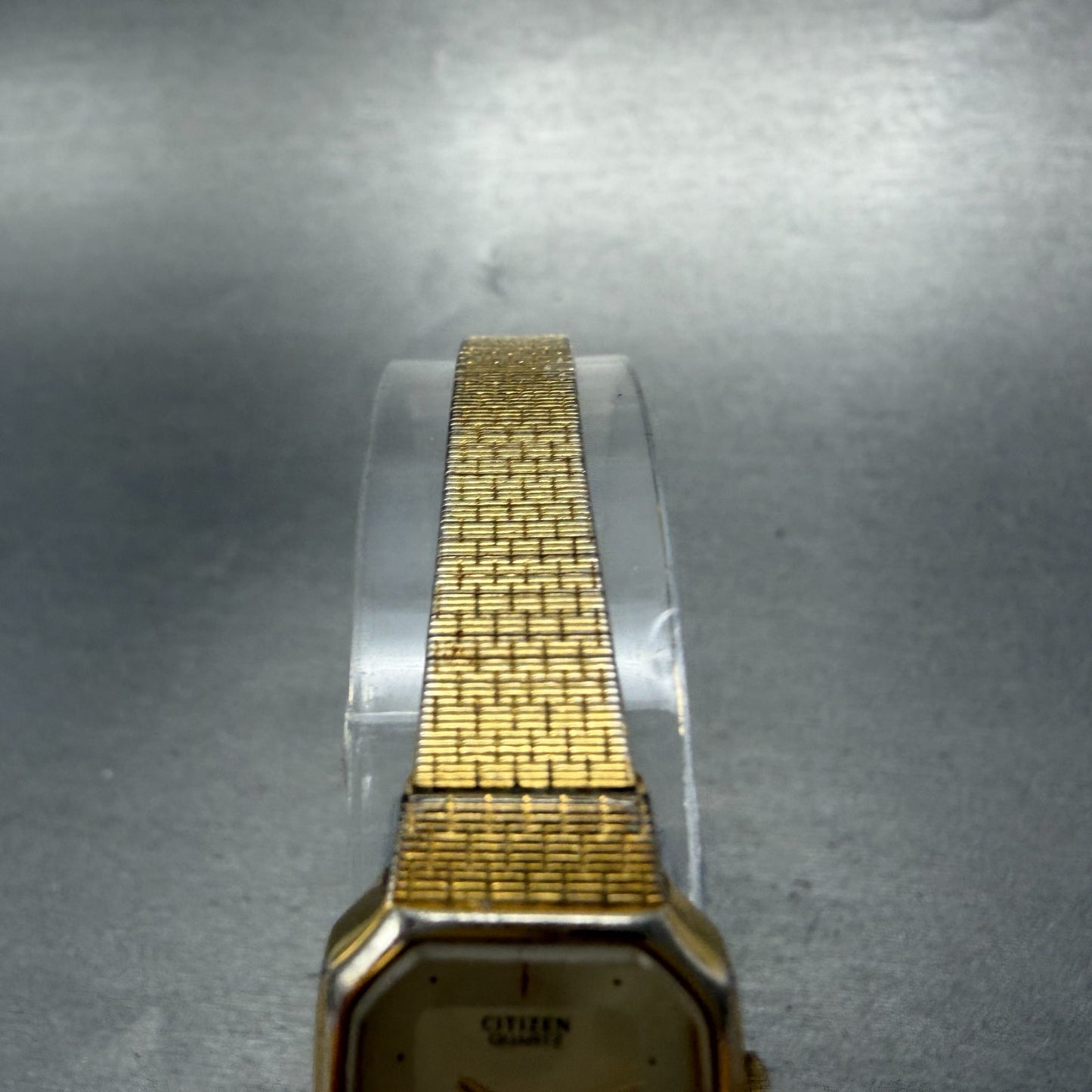 Citizen CQ Watch Women 17mm Champagne Dial Gold Tone 3220-S01795 New Battery4