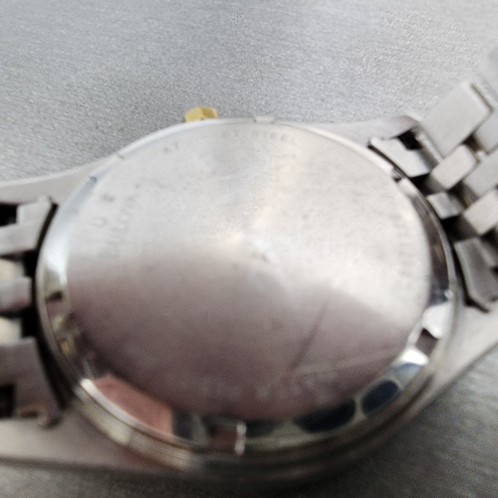 Bulova Watch Men 37mm Champagne Dial Two Tone Daydate 98C002 New Battery9