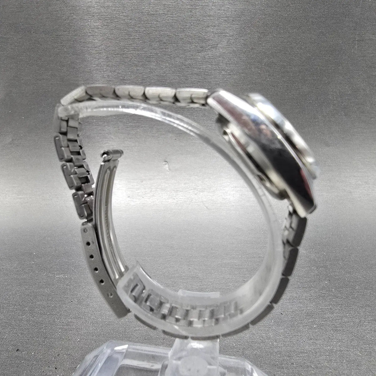 Seiko 5 Automatic Watch Women 25mm Silver Dial Silver Round 4206-0332 Works9