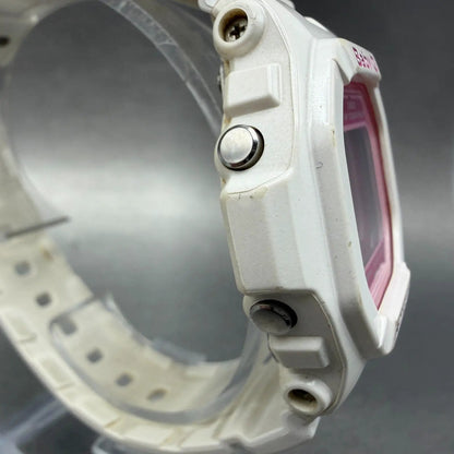 Casio Baby-G BG-5601 Watch Women 40mm Pink White Digital READ!!!!!!! New battery3