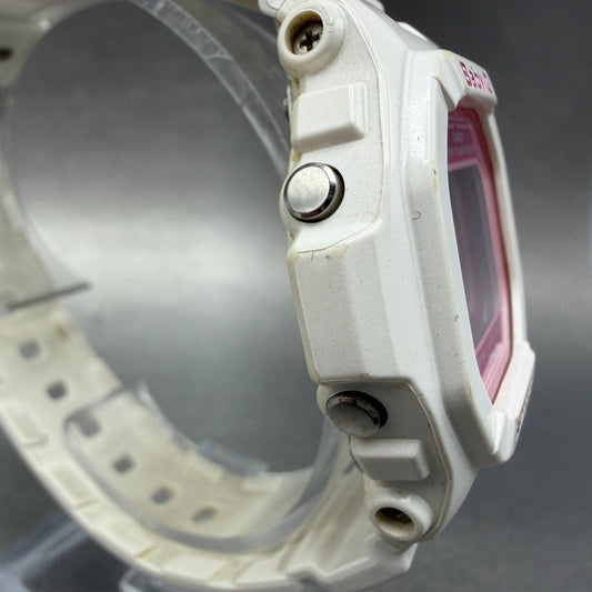 Casio Baby-G BG-5601 Watch Women 40mm Pink White Digital READ!!!!!!! New battery3