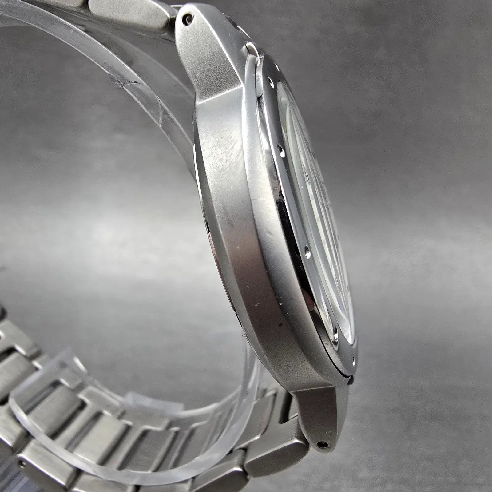 Victorinox Swiss Army Valiant Watch Men 40mm White Dial Silver Tone Date New Bat3