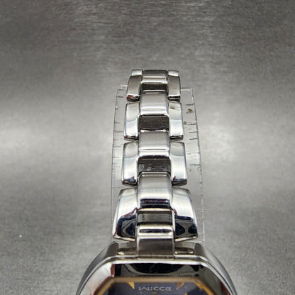 Citizen Wicca Watch Women 25mm Blue Dial Stainless Steel Tone Atomic Works5