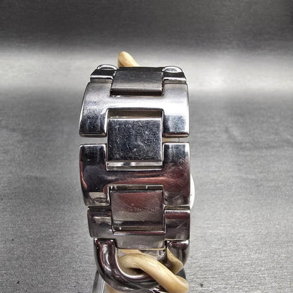 Michael Kors Runway Watch Women 38mm Silver Dial Chrono Alarm MK4263 New Battery7