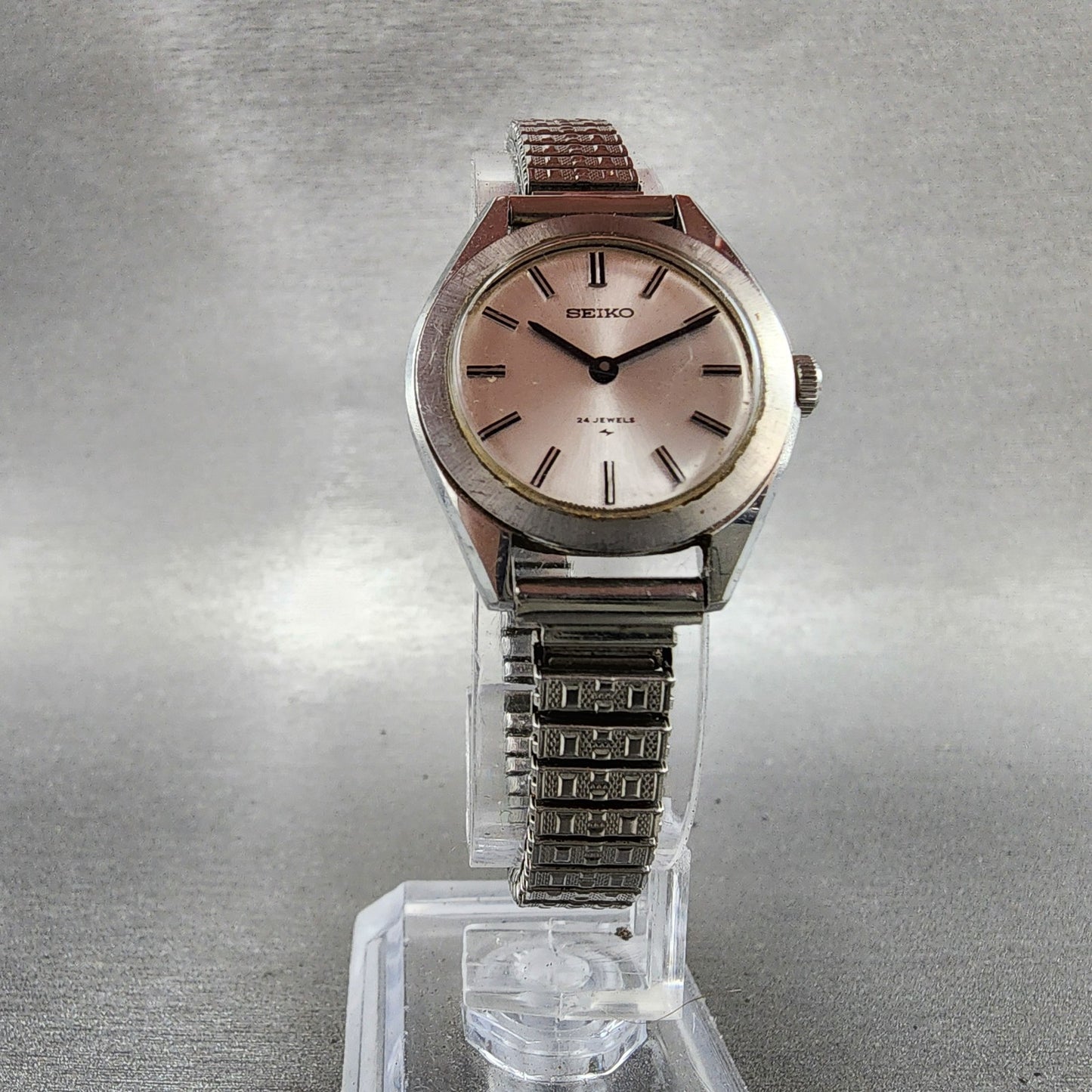 Seiko Watch Women 25mm White Dial Silver Tone Round 25590010 New Battery5