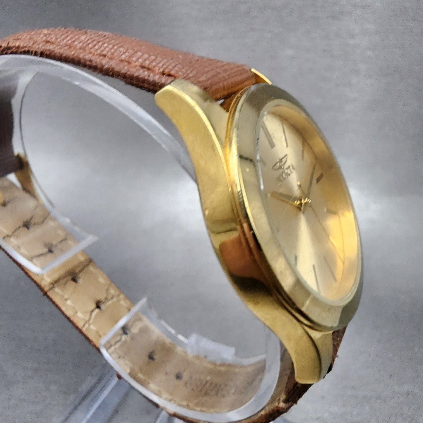 Invicta Angel Watch Women 33mm Gold Dial Gold Tone Round 15150 New Battery3