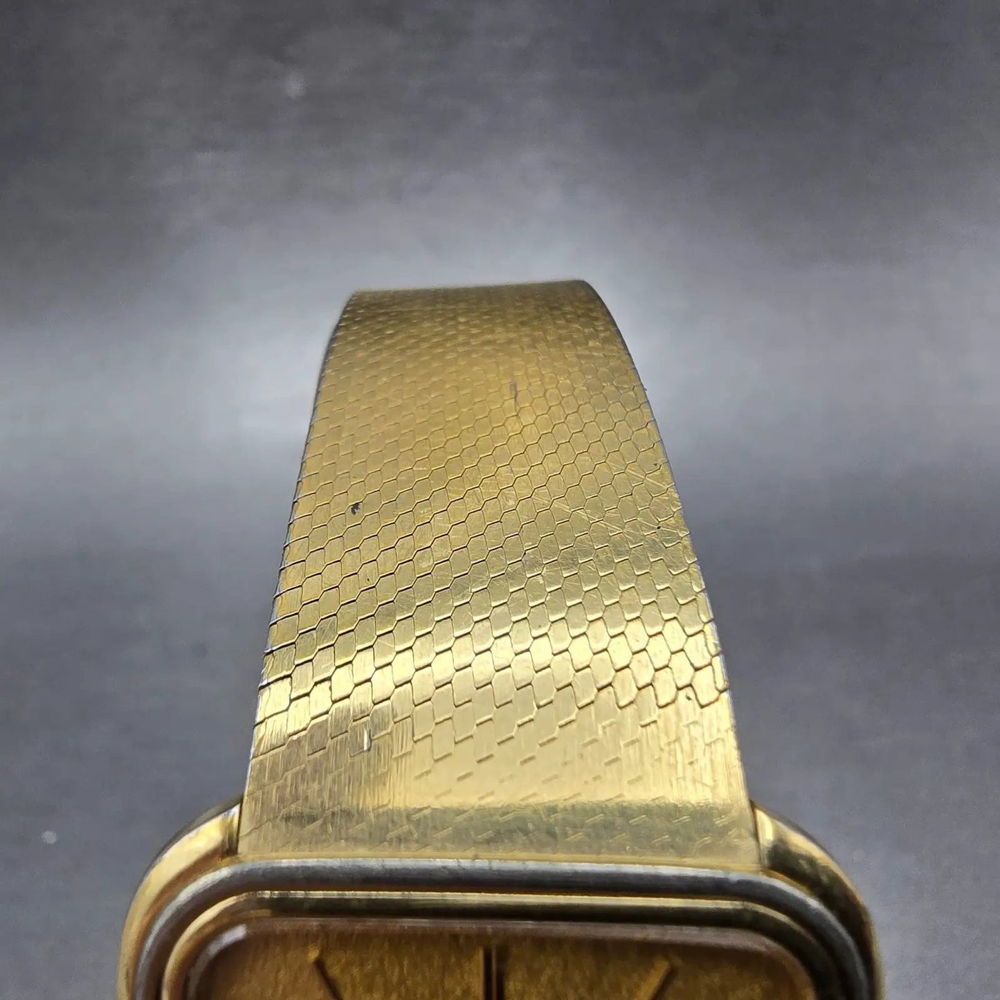 Seiko Lassale Tank Watch Men 27mm Champagne Dial Gold Tone 9300-5159 PARTS VTG5