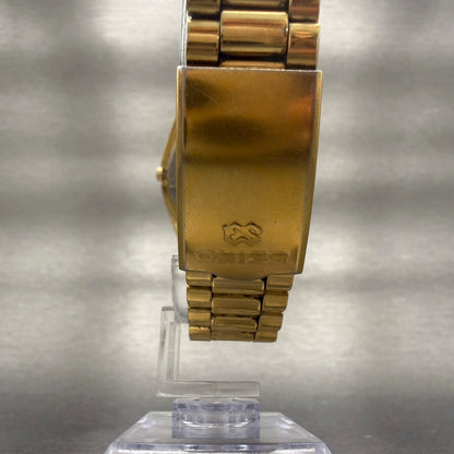 Seiko President Watch Men 36mm Gold Dial Gold Daydate Round 5H23-8029 NewBat7