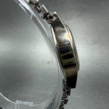 Seiko Watch Women 20mm Silver Dial Silver Tone Round 8Y21-0010  New Battery HJ73