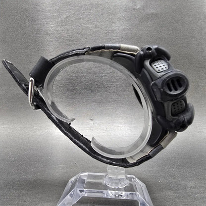 Casio G-Shock Riseman DW-9100 Watch Men 54mm Black Alarm Chronograph New batt JP8