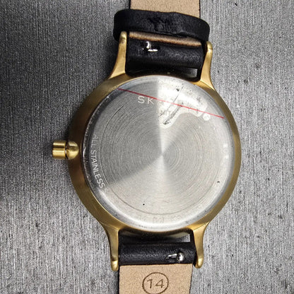 Skagen Anita Watch Women 34mm White Dial Gold Tone Round SKW2659 New Battery10