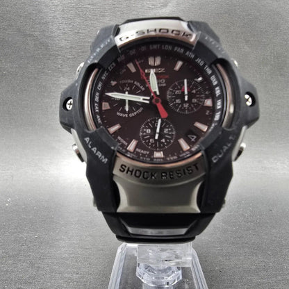 Casio G-Shock GS-1000 Watch Men 47mm Black Dial Black Silver Date Round Works5