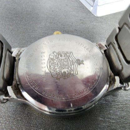 Citizen Avalon Watch Men 31mm White Dial Two Tone Date Round 4710-470192 PARTS