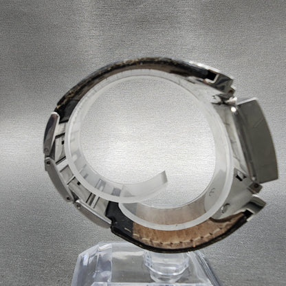 Michael Kors Watch Women 28mm White Dial Steel Date Rectangle MK4054 New Batt