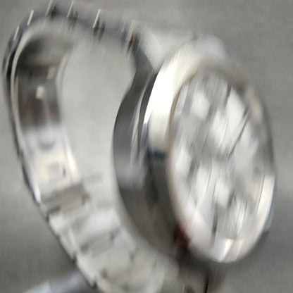 Citizen XC Chronograph Watch Women 34mm Silver Dial Silver Tone Date New Battery3