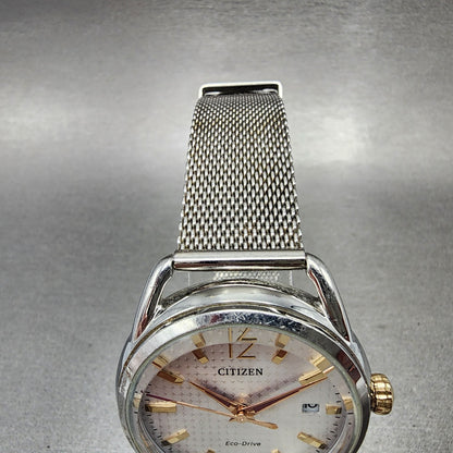 Citizen LTR EcoDrive Watch Women 36mm White Dial Stainless Steel Date Round Run4