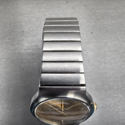 Seiko Watch Women 28mm Champagne Dial Silver Tone Round 7431-6090 New Battery4