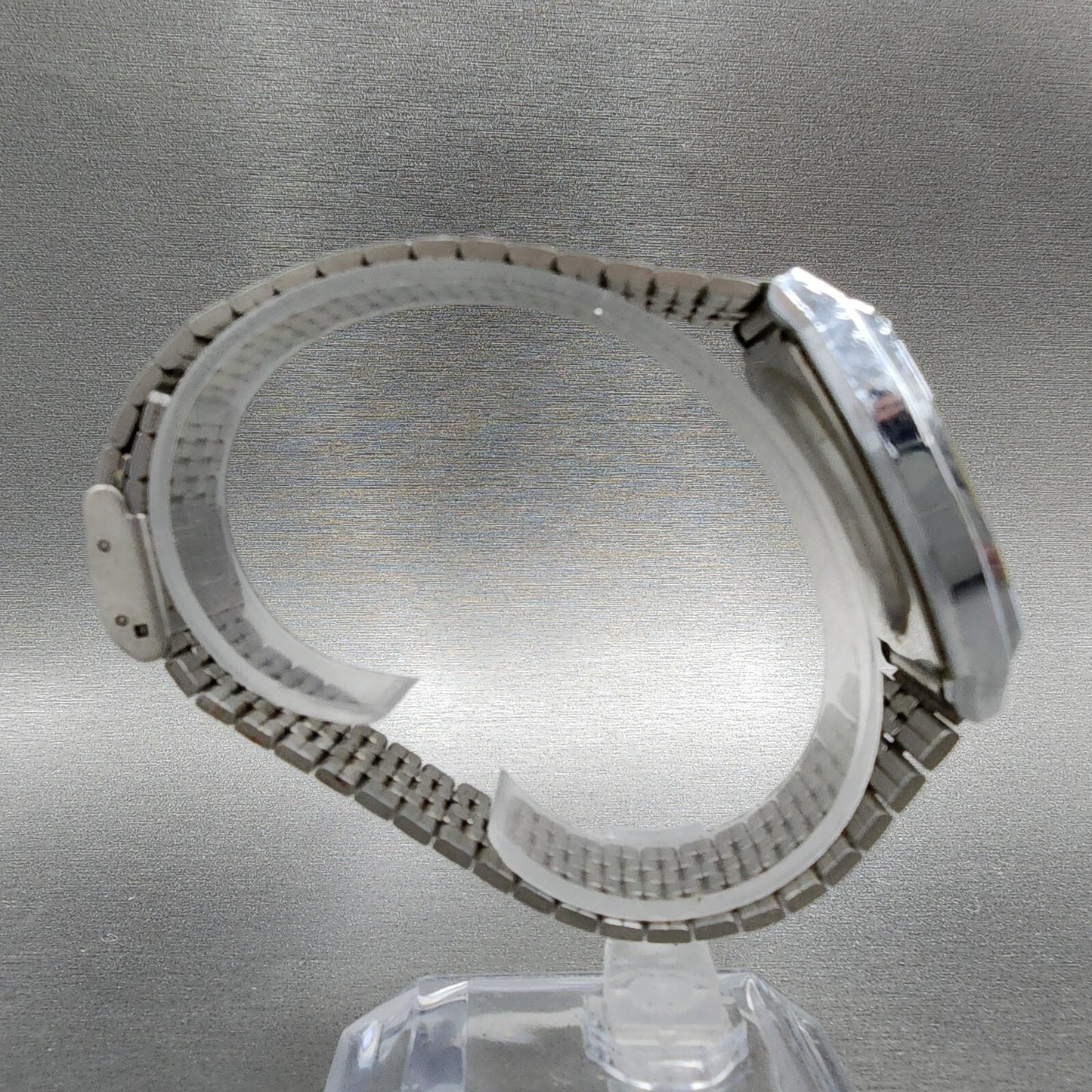 VTG Casio 155-B815 Watch Men 34mm Digital Silver Tone Octagon PARTS