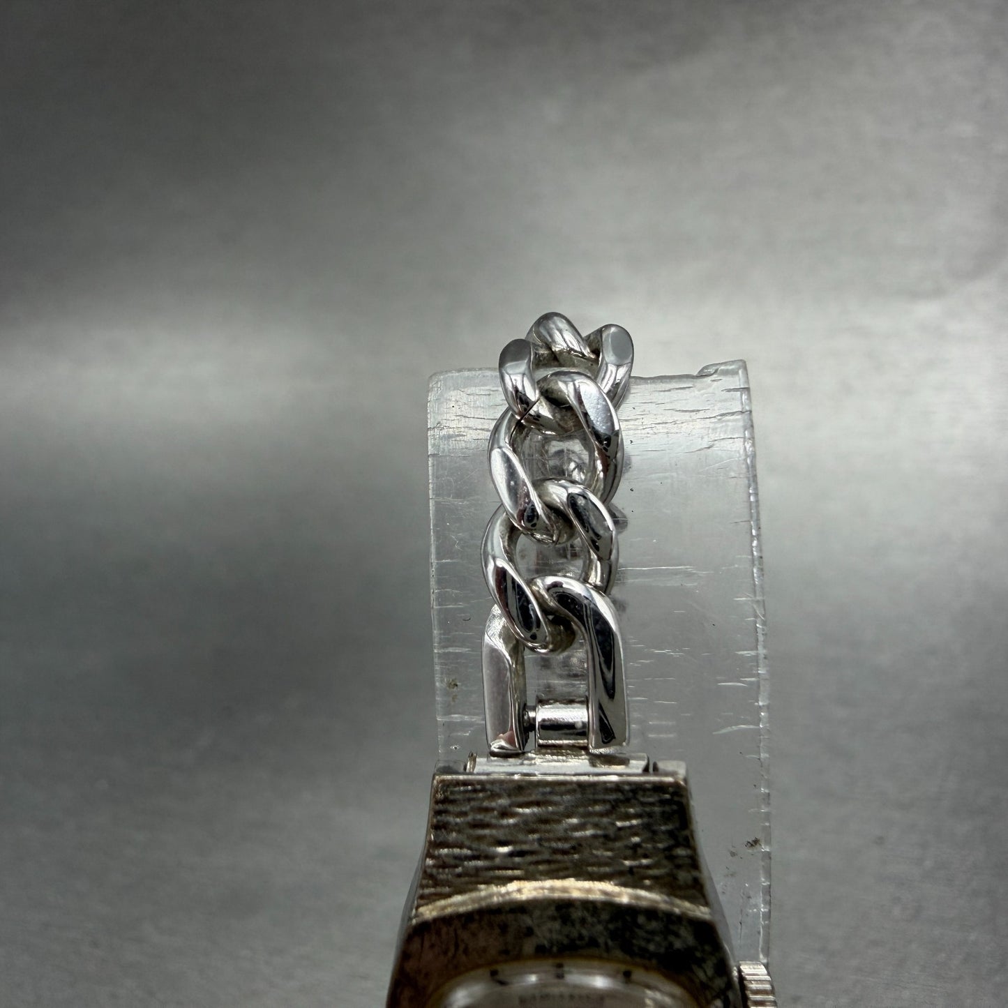 Seiko Watch Women 15mm Silver Dial Silver Tone Manual Rectangle 11-3380 Runs4