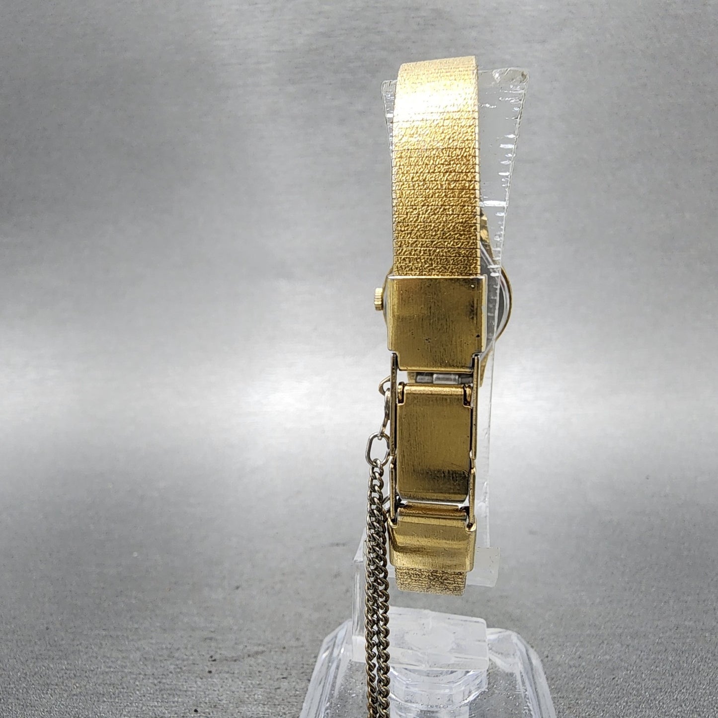 Seiko Watch Women 20mm Champagne Dial Gold Tone Round 8y210029 New Battery7