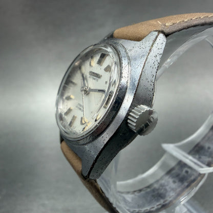Citizen Automatic Watch Women 26mm White Dial Silver Tone Date Round Runs VTG2