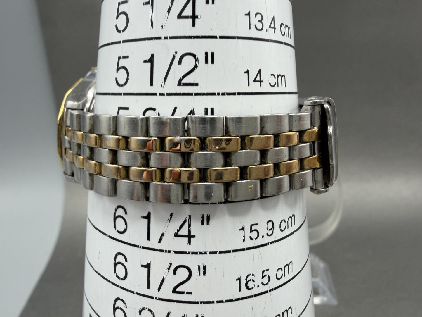 Tissot PR100 Watch Women 25mm Gold Dial Two Tone Date Round P332/432 New Batt10