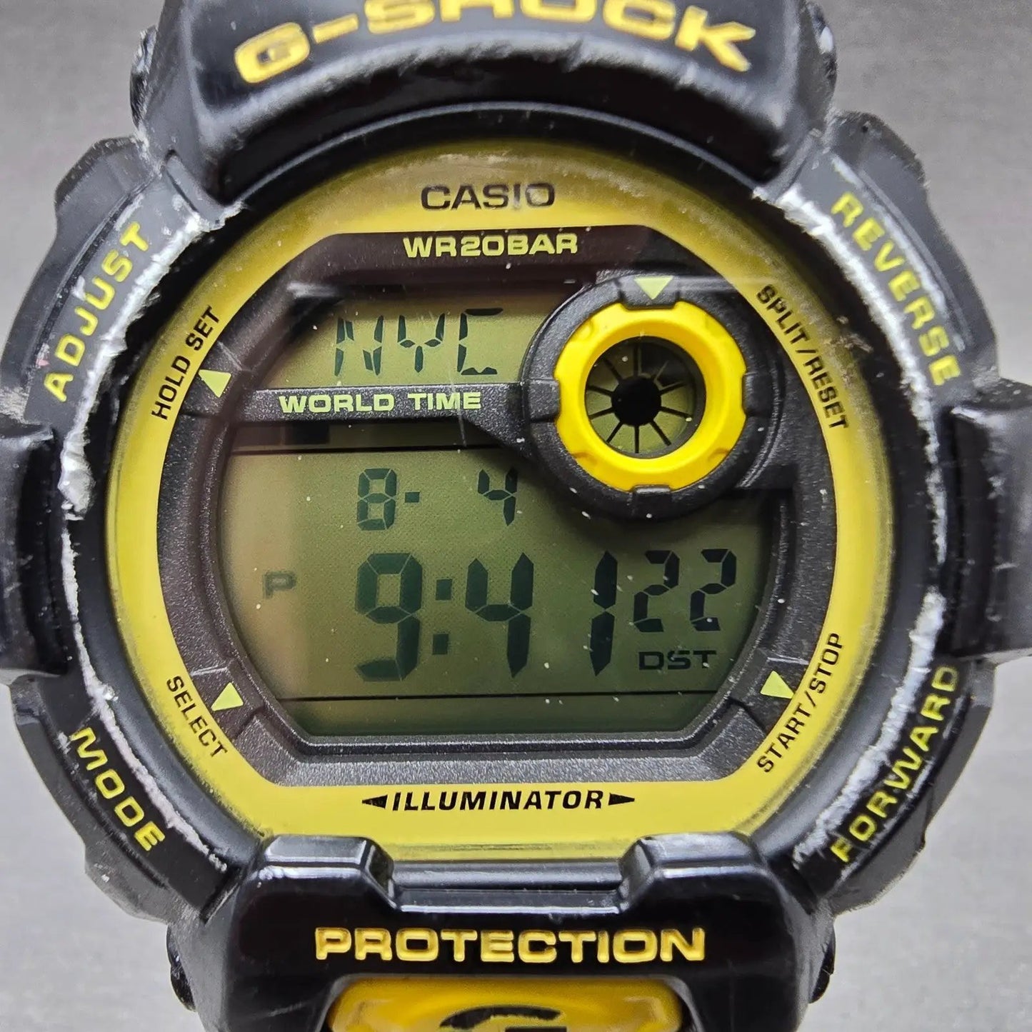 Casio G-Shock G-8900SC Watch Men 52mm Yellow Black Crazy Colors Alarm New Batt1