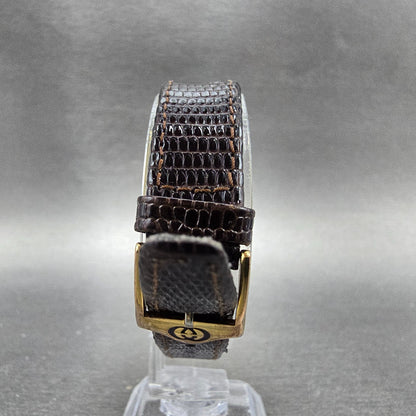 Gucci 4200FL Tank Watch Women 21mm Champagne Dial Gold Tone New Battery Vintage7