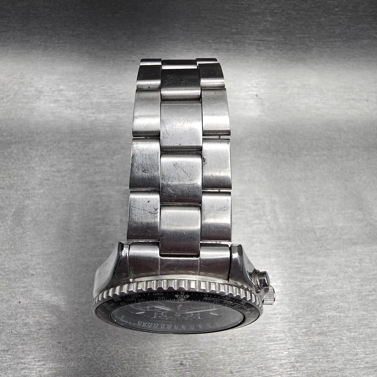 Seiko Flightmaster Chronograph Watch Men 41mm Black Dial Date 7T92-0CF0 New Batt4