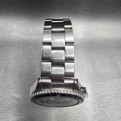 Seiko Flightmaster Chronograph Watch Men 41mm Black Dial Date 7T92-0CF0 New Batt4
