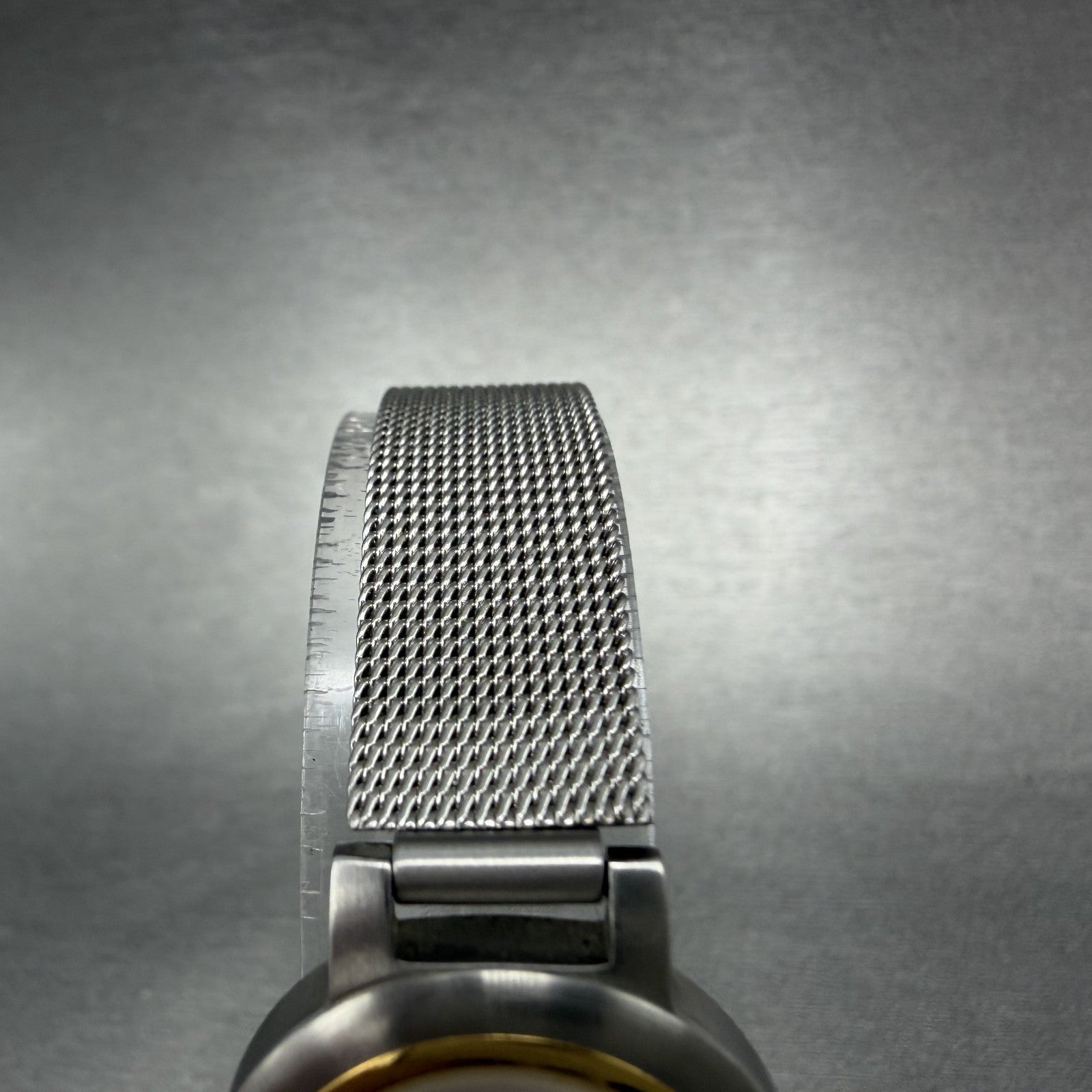Skagen Watch Women 23mm Silver Dial Two Tone Round Mesh 120SGS New Battery4