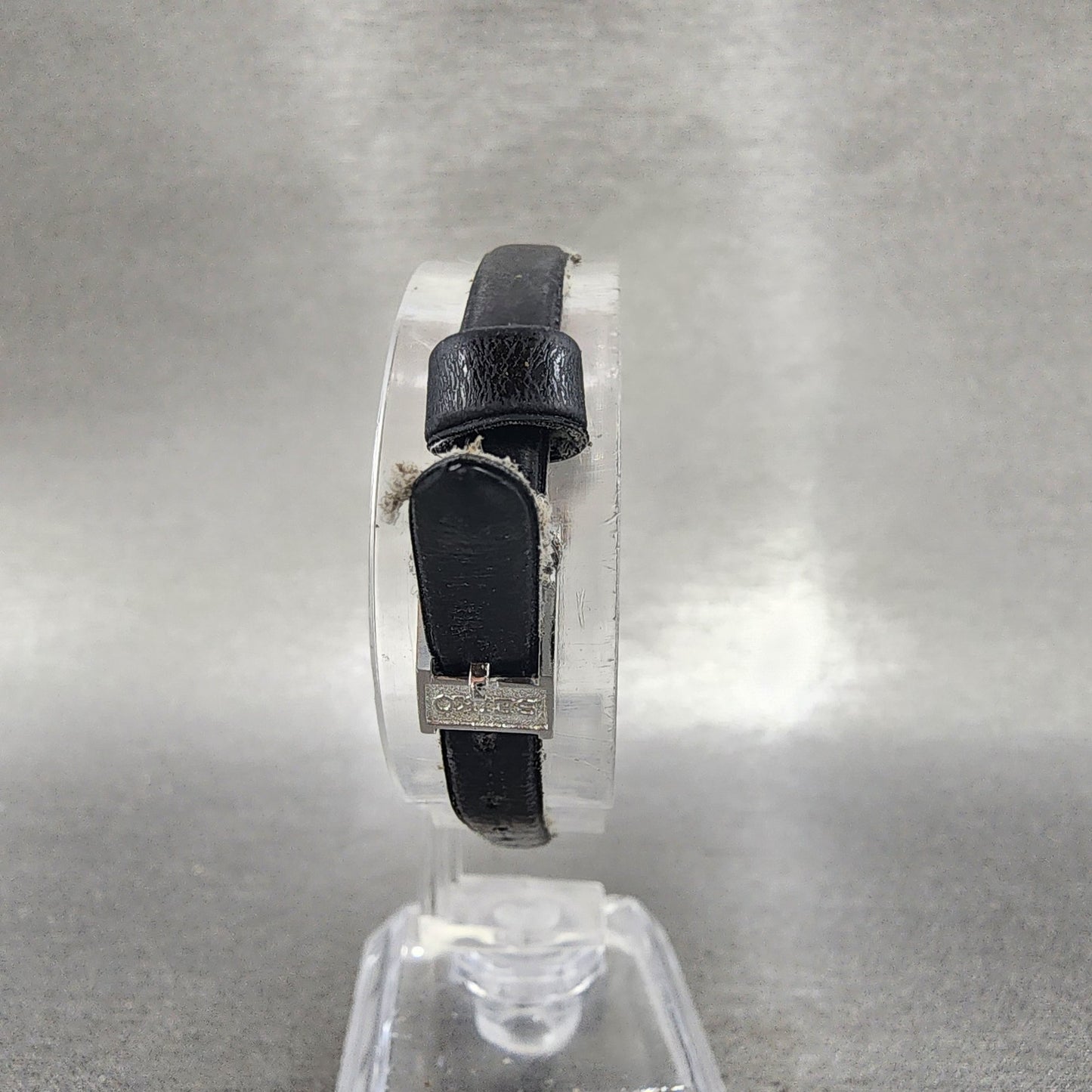 Seiko Solar Watch Women 15mm Silver Dial Silver Tone Manual Oval 100470 Runs7