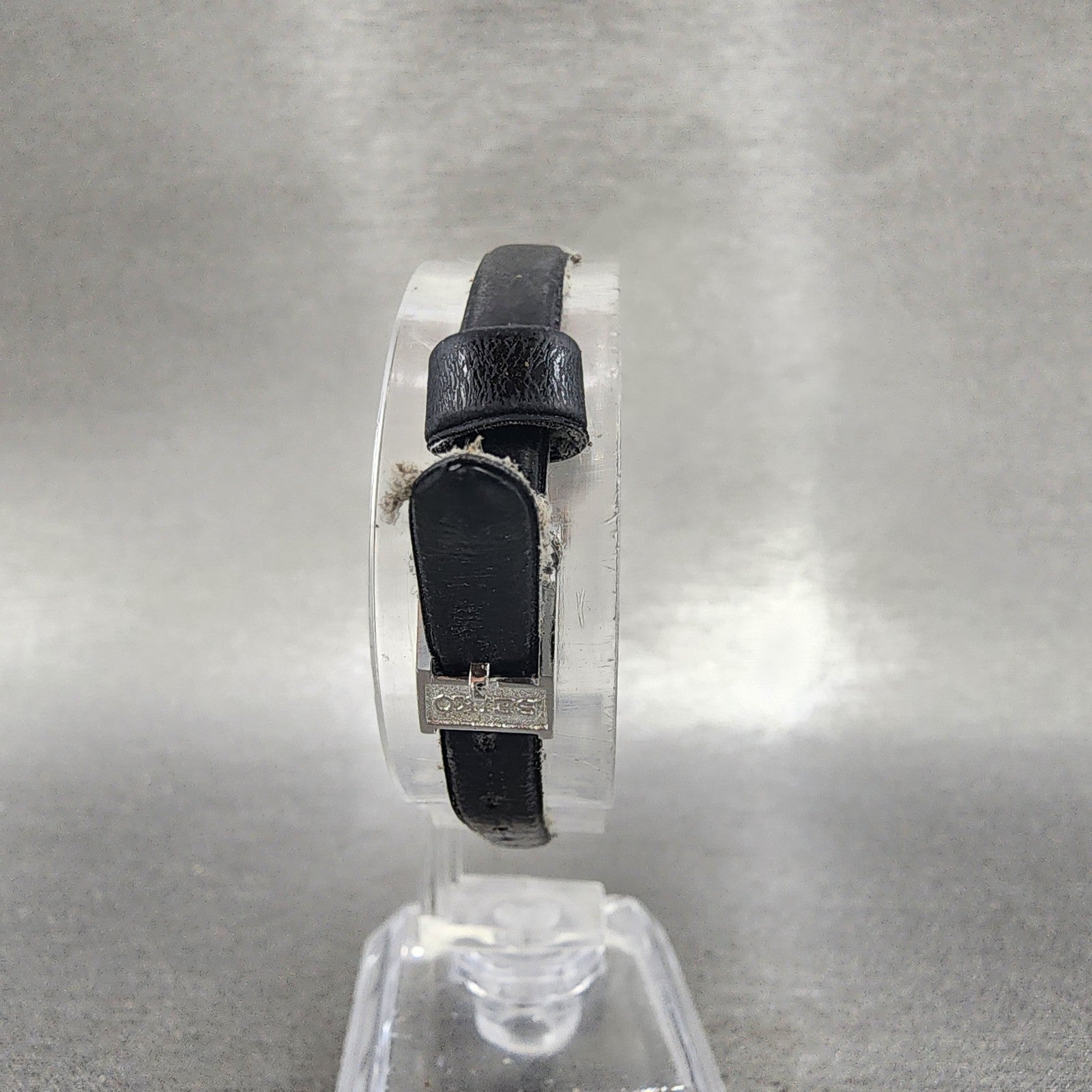 Seiko Solar Watch Women 15mm Silver Dial Silver Tone Manual Oval 100470 Runs7