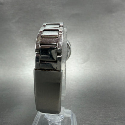 Philip Stein Watch Women 28mm Black Dial Silver Tone Small Seconds New Battery8