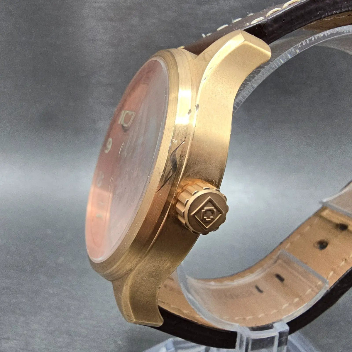 Invicta I Force Watch Men 44mm Rose Dial Rose Gold Tone Date Small Seconds 155152